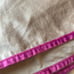 Anthropologie Adelina Piped Velvet Woven single Curtain panel Neutral 84x50 New