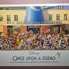 NEW Disney 100 Once Upon A Studio Lithograph Cast Exclusive