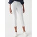 J Jill Pure Cotton Pima Capri Leggings Women M NWT Elastic waist Stretch White