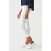 J Jill Pure Cotton Pima Capri Leggings Women M NWT Elastic waist Stretch White