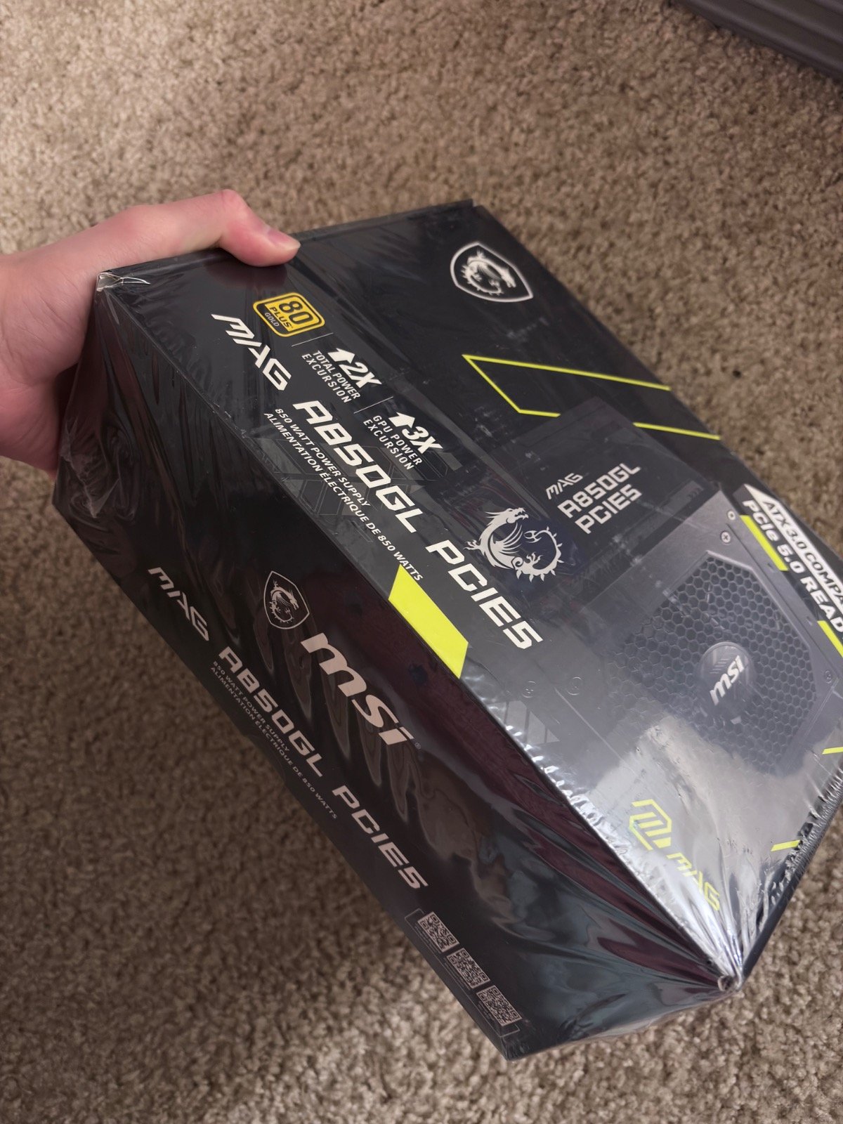 MSI A850GL power supply BRAND NEW