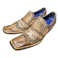 Mark Nason Rock Lives Dragon Studs Distressed Loafers Y2K Goth Western Grunge 10