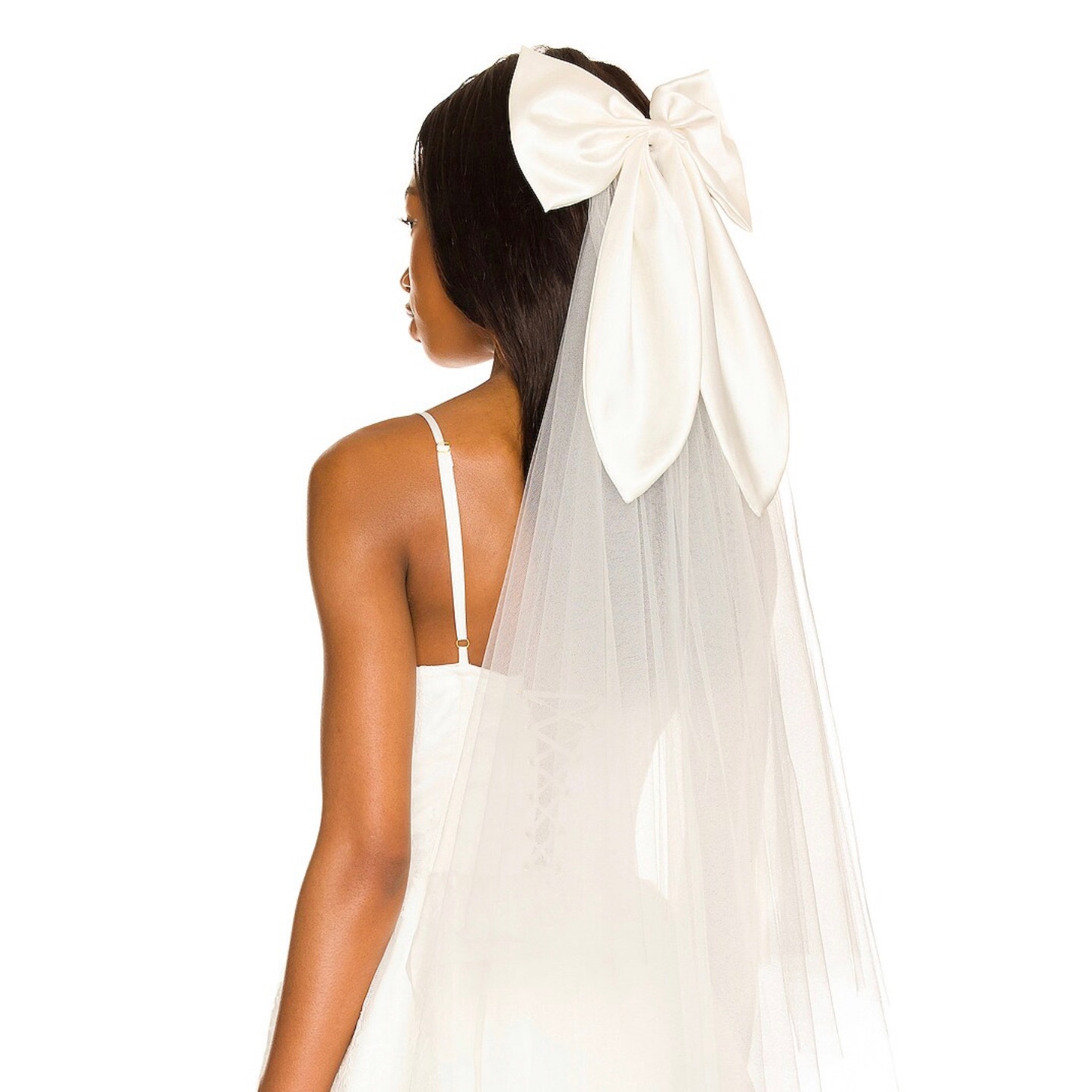 SHASHI Virgin Bow in White NEW
