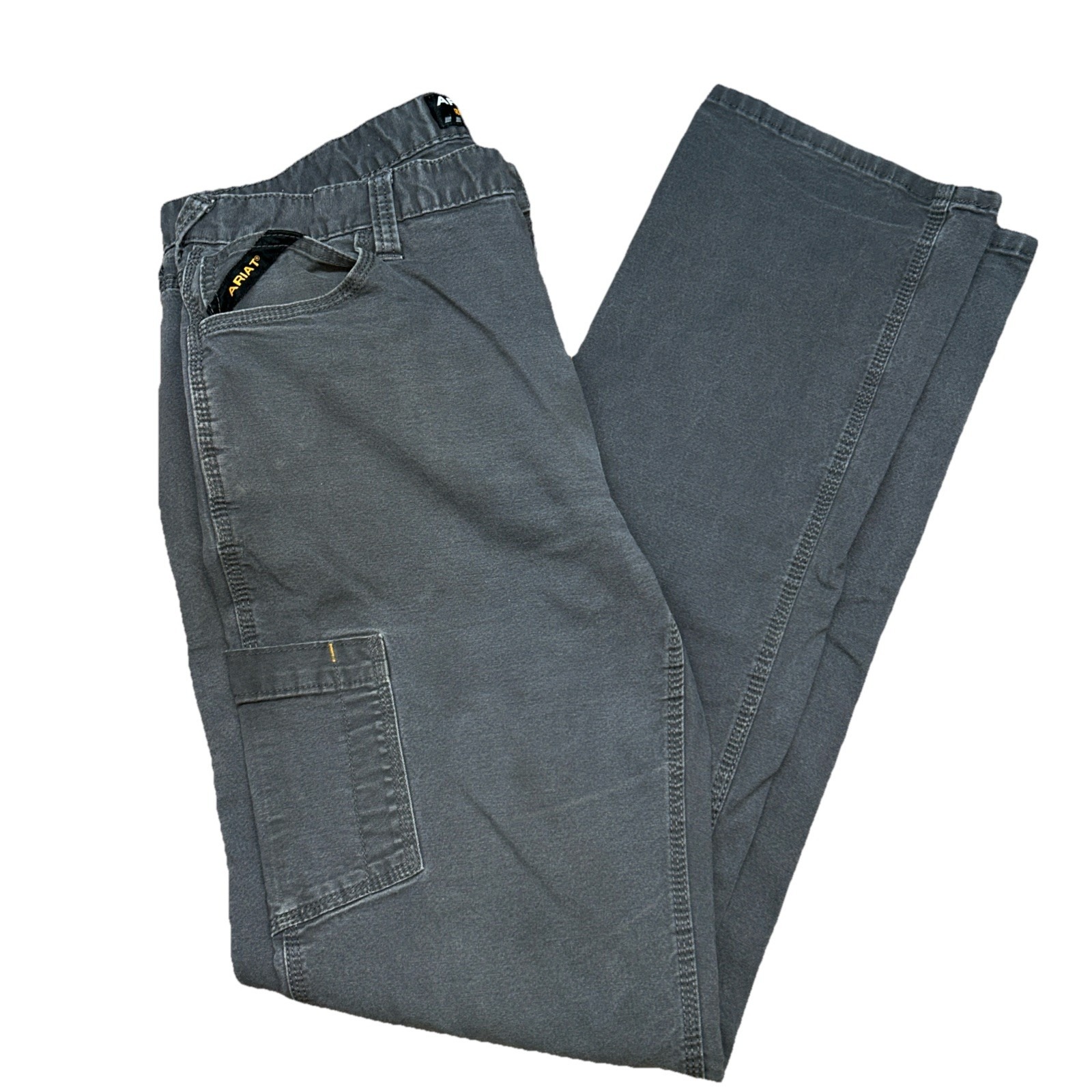 Ariat Rebar M7 Slim Straight Leg Boot Cut 36 X 38 Charcoal Grey