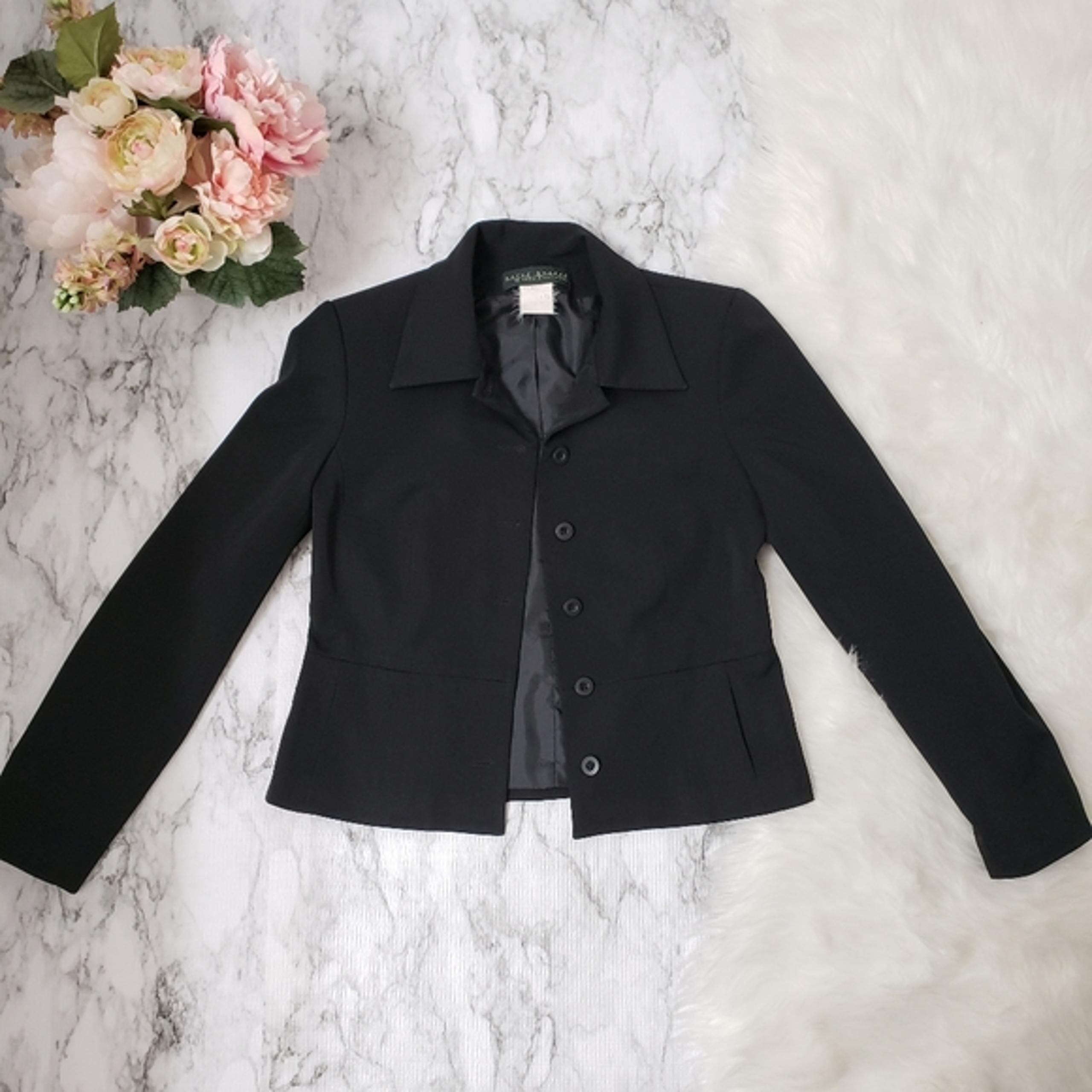 Harve Benard Black Blazer Jacket Size 10