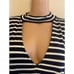 Vintage Black & White High/Low Dress