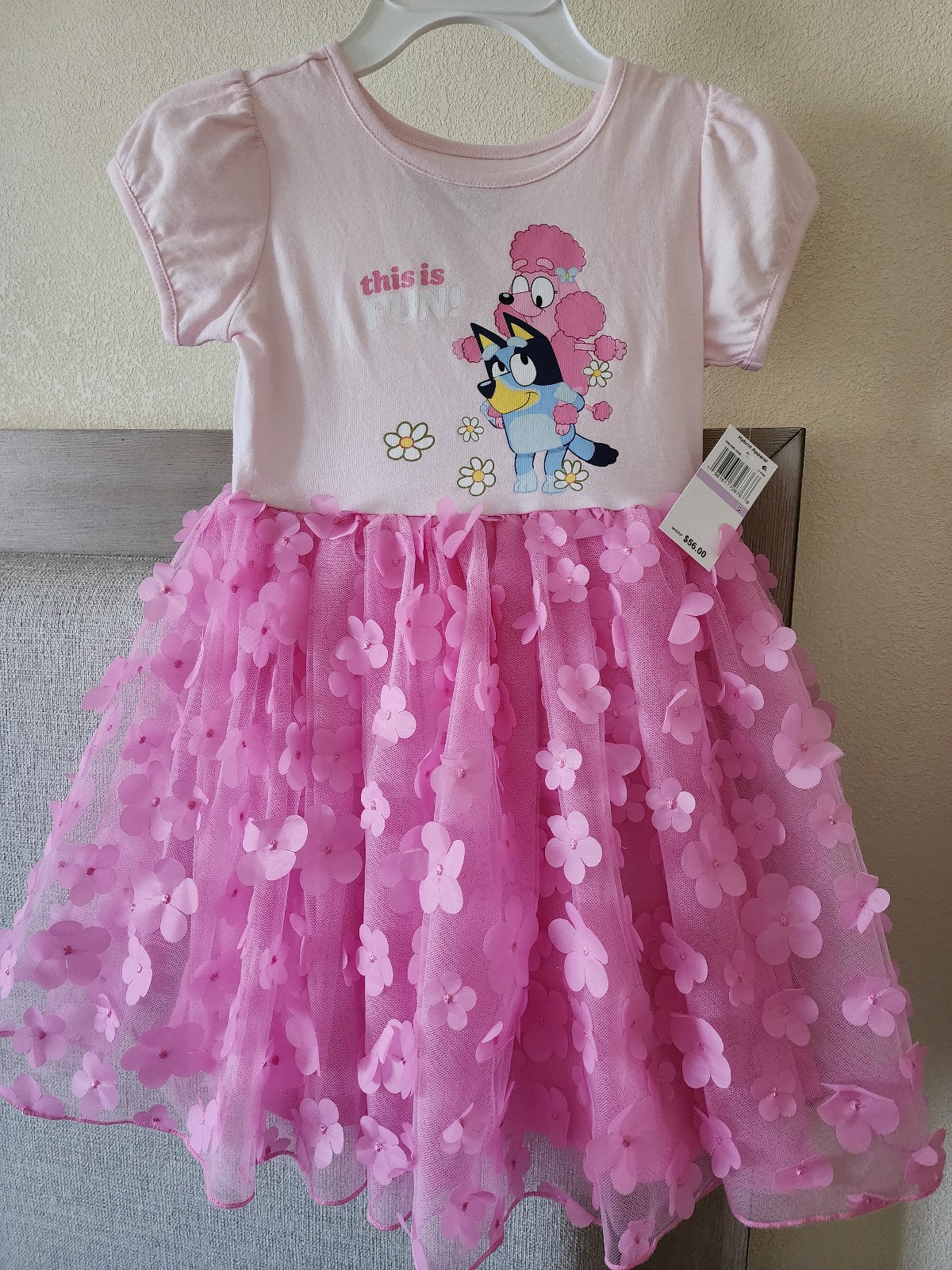 NWT, beautiful Bluey summer/ party dress, 6T