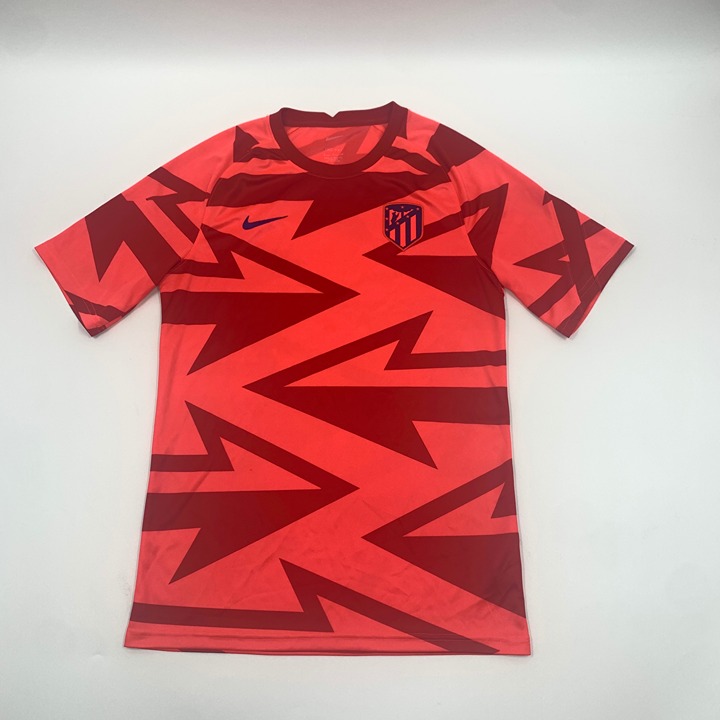 Red All Over Print Atletico Madrid Jersey Size S