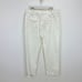 Madewell 90s Straight Crop Jean Tile White High Rise Raw Hem Women US 33 NWT