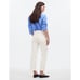 Madewell 90s Straight Crop Jean Tile White High Rise Raw Hem Women US 33 NWT