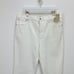 Madewell 90s Straight Crop Jean Tile White High Rise Raw Hem Women US 33 NWT
