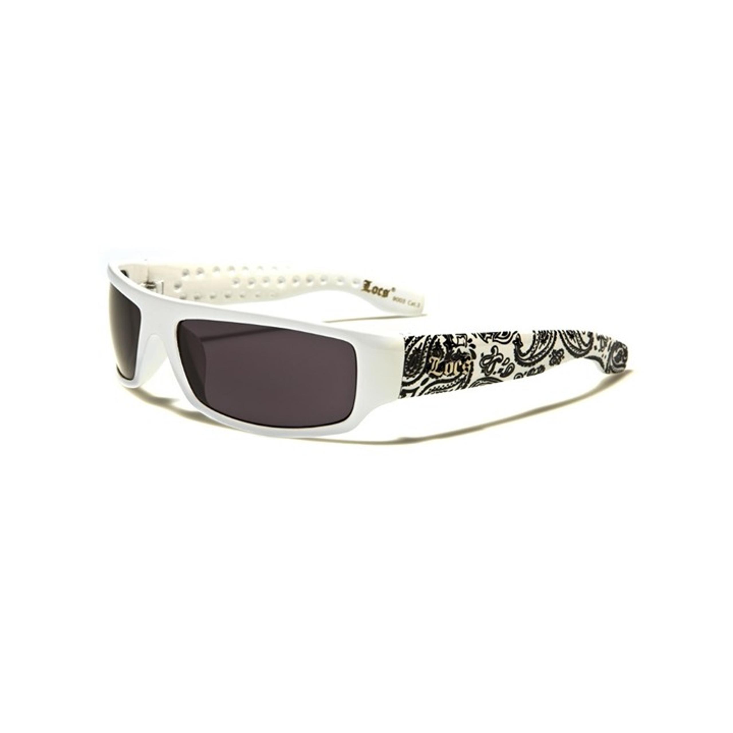 9003 Locs White w/Black Bandanna Sunglasses Free Shipping