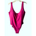 J.CREW NWT Swimsuit Women's sz18 Fuschia Pink Heritage One-Piece Scoop Back