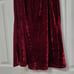 Umgee velvet burgandy off the shoulder embroidered flowers shawl collar Large