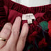 Umgee velvet burgandy off the shoulder embroidered flowers shawl collar Large