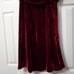 Umgee velvet burgandy off the shoulder embroidered flowers shawl collar Large