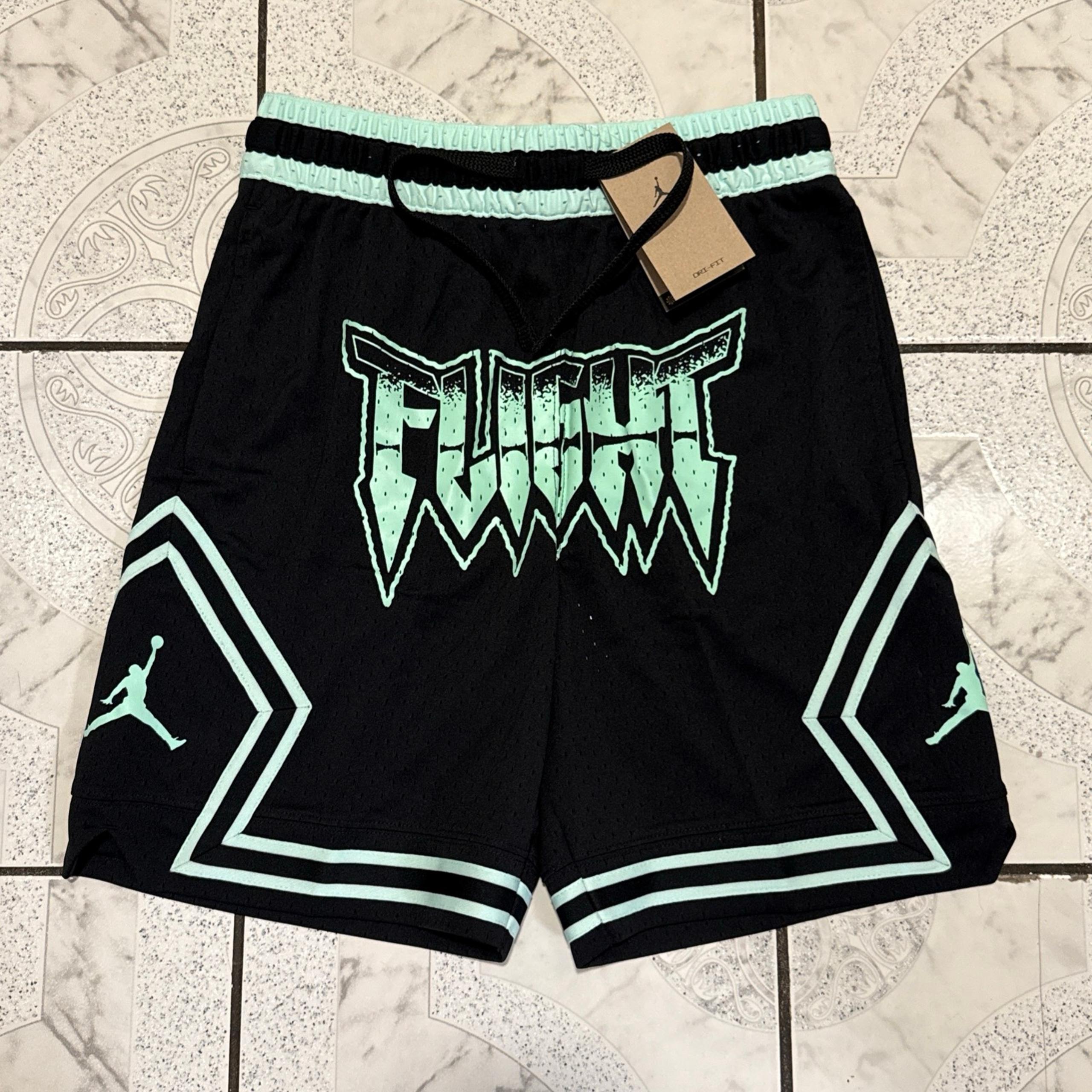 New Jordan Sport Dri-FIT Diamond Flight Shorts Black Men’s Size Small FN5869-010