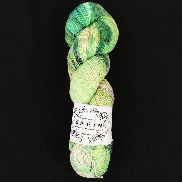 Skein Australia Top Draw Sock Yarn Superwash Merino Nylon 437 Yds Life Aquatic