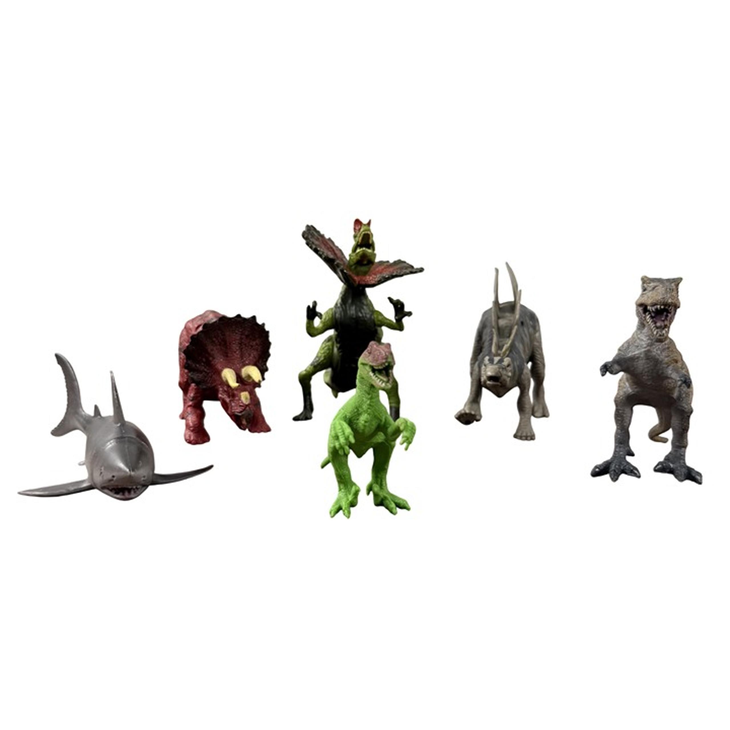 Kid Galaxy Inc. 3 Ct Posable Lights & Sounding Dinosaur Kids Bundle Lot of 6