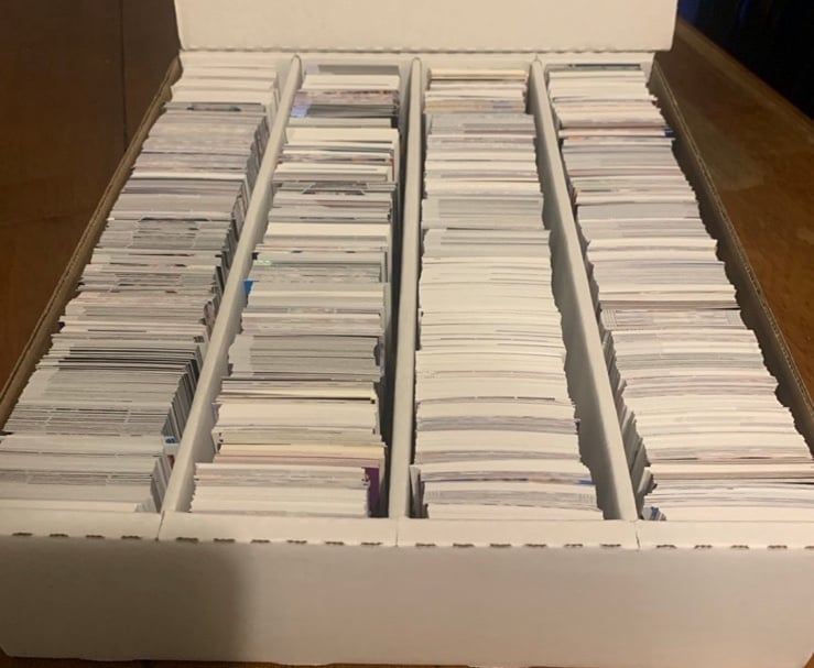 Football cards lot