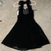 Gunne Sax Elegant Black Velvet Dress