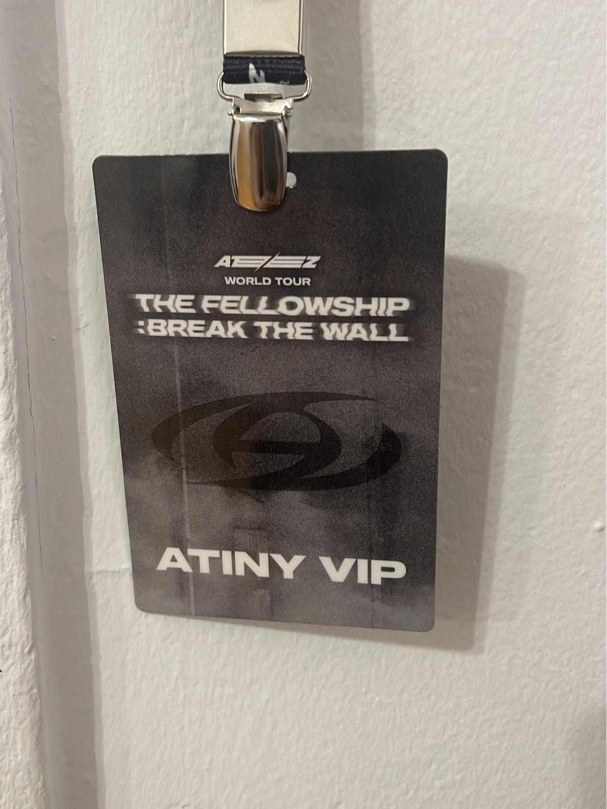 Ateez the fellowship tour atiny vip lanyard