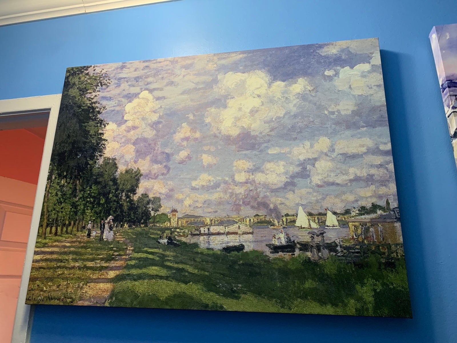 Claude Monet Canvas Print Large