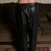 Vintage “Avon” Fashions~ Women’s Black Leather Pants~Size 15/16