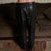 Vintage “Avon” Fashions~ Women’s Black Leather Pants~Size 15/16
