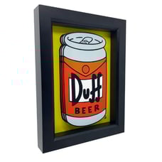 The Simpsons Duff Beer 3D Art