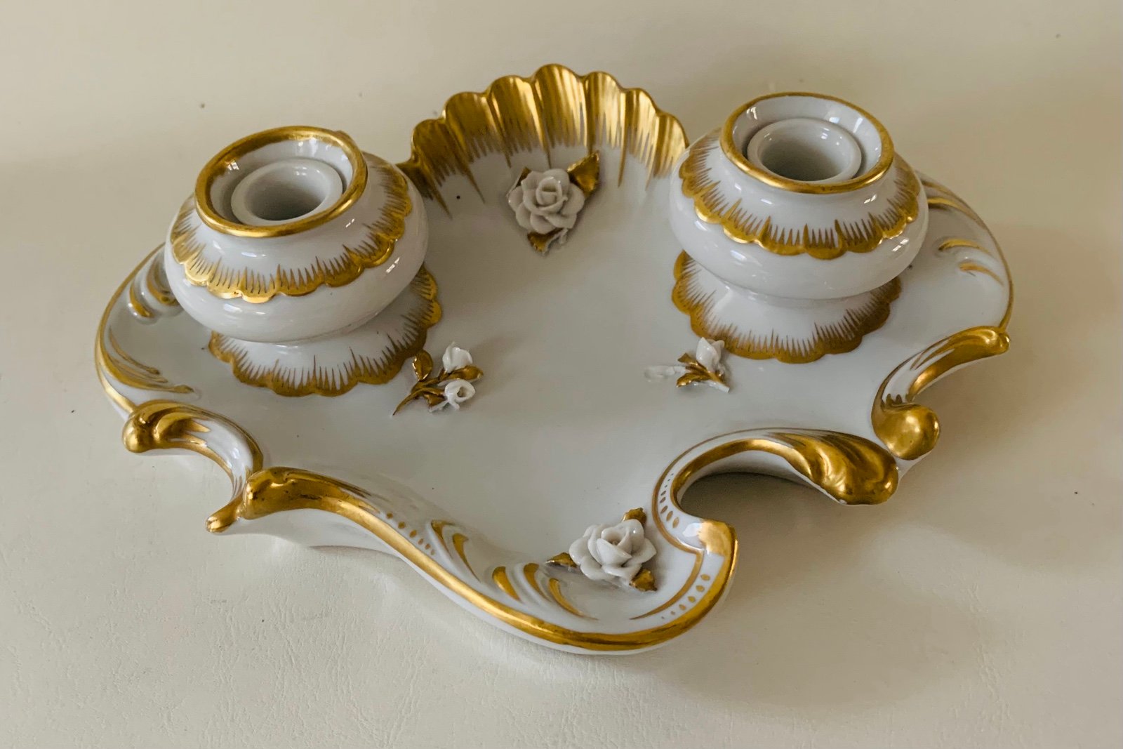 Antique porcelain German dish