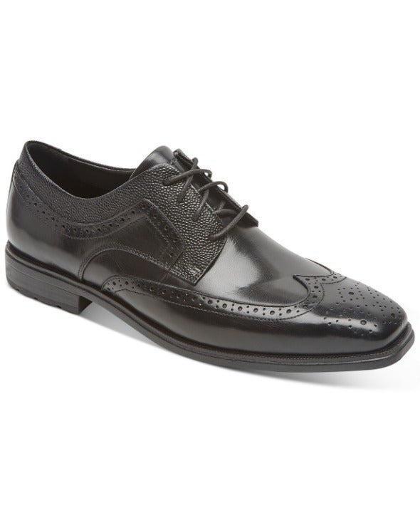ROCKPORT FARROW WINGTIP BLACK