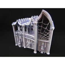 Dark Elf Nobles House Mansion Scatter Terrain Scenery 3D Printed Mini Miniature