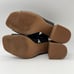 Kenneth Cole NY Katarina Black Leather Open Toe Heeled Bootie Sandal Women’s 9