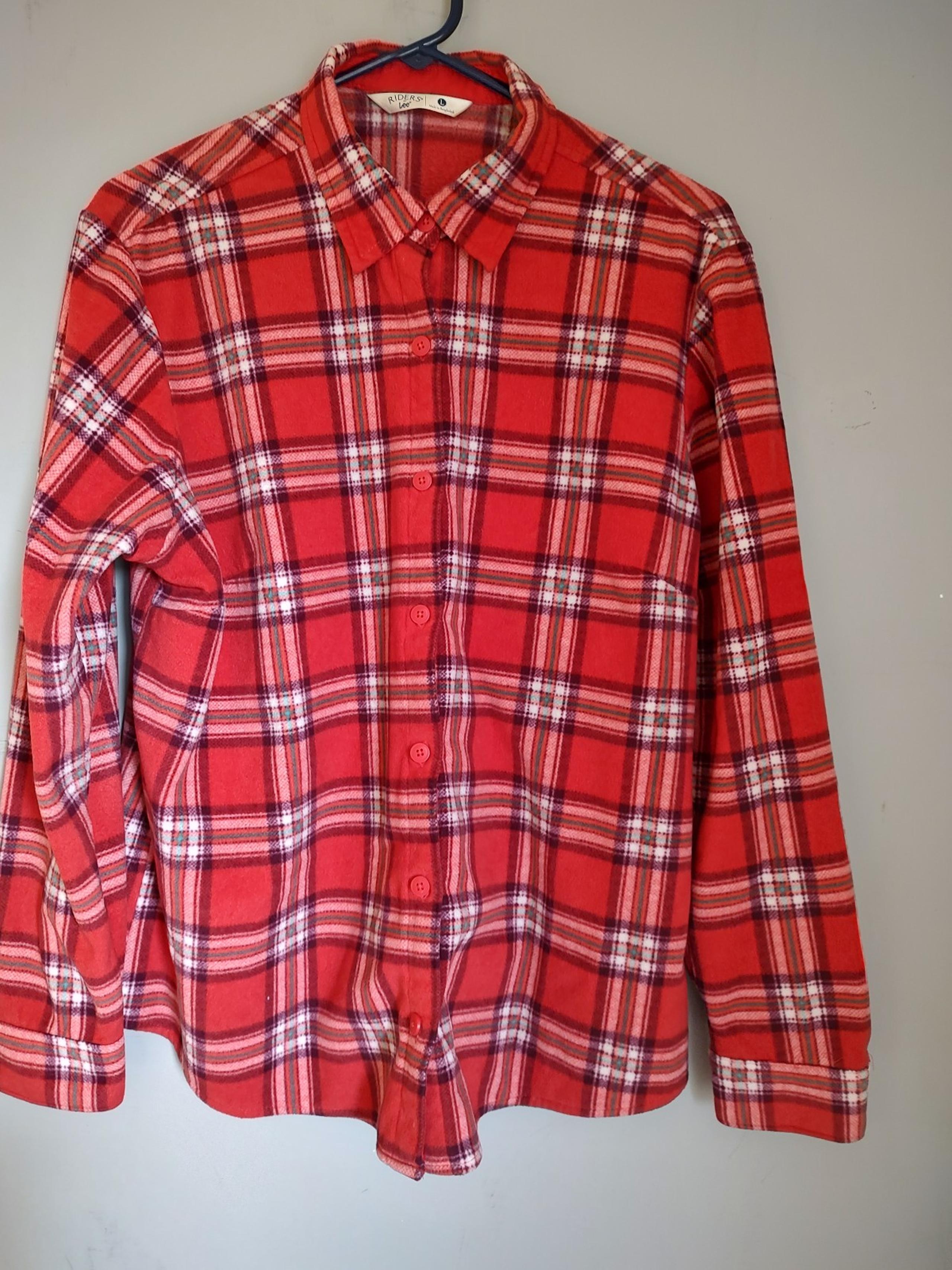 Riders by Lee Fleece Button Down Shirt