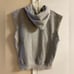 Anthropologie Silence & Noise hoodie grey sleeveless women’s One Size Fits All