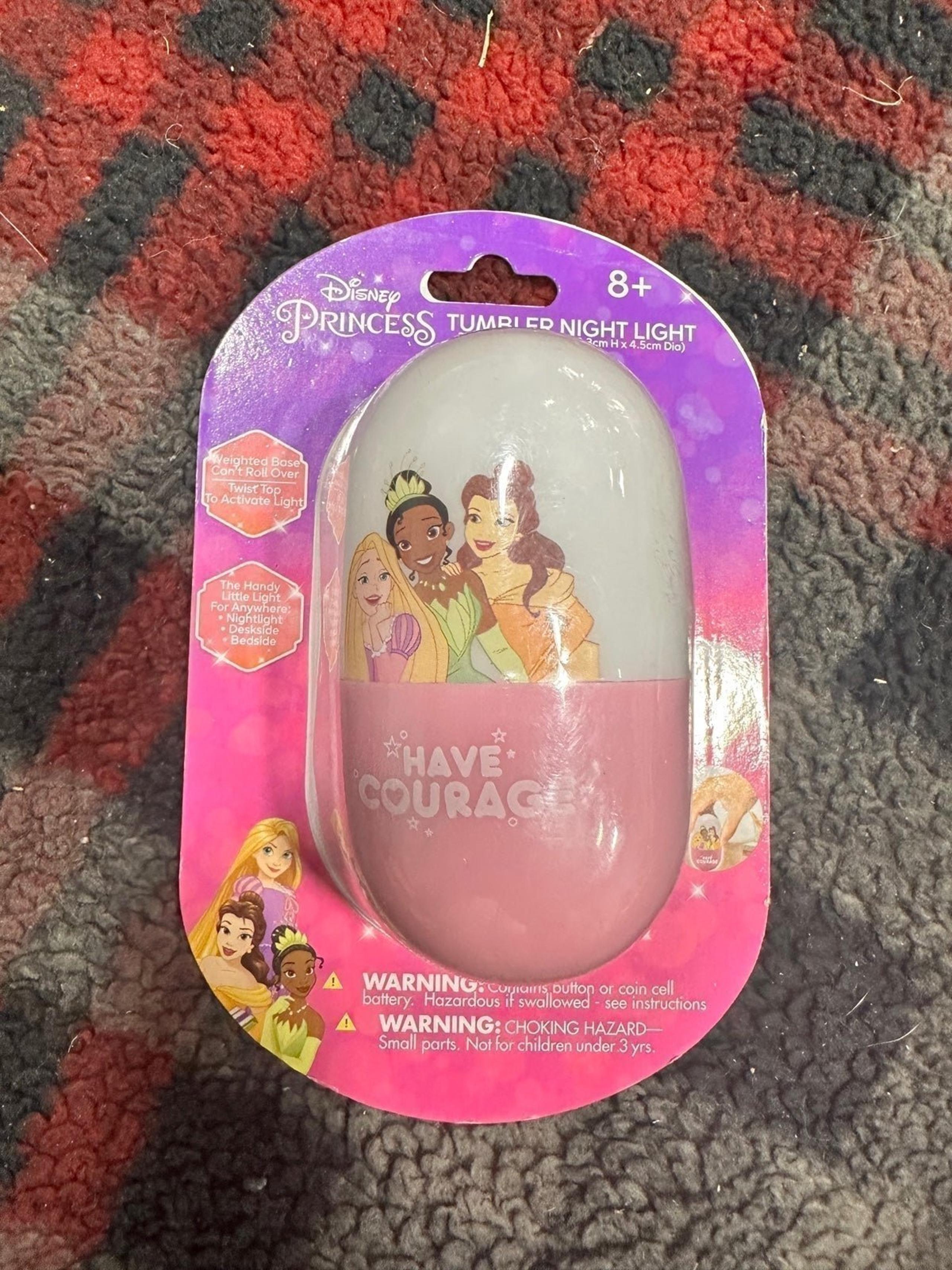New Disney PRINCESS TUMBLER NIGHT LIGHT