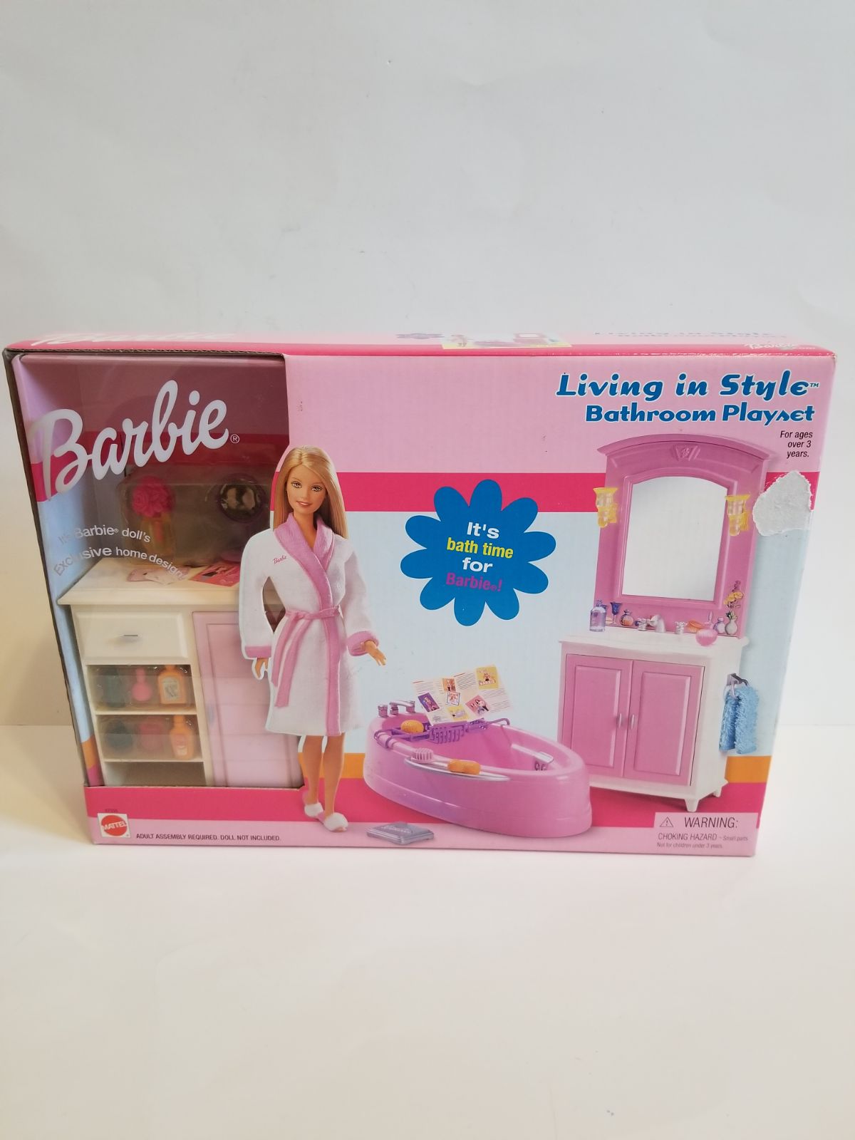 Barbie Living In Style Bathroom Playset