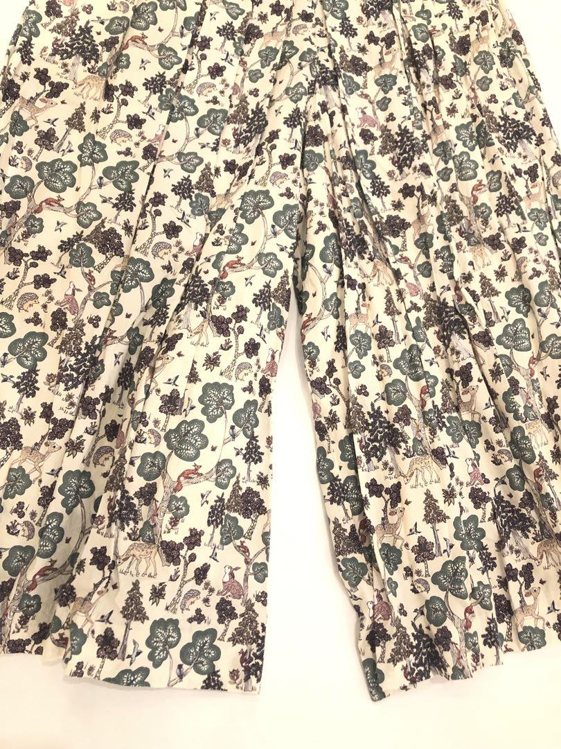 Yaeca Tuck Culottes Elderberry Liberty | eBay