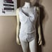 Kenny Flowers The Santorini White Floral Jacquard Underwire One Piece Sz L NWT..