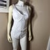 Kenny Flowers The Santorini White Floral Jacquard Underwire One Piece Sz L NWT..