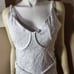Kenny Flowers The Santorini White Floral Jacquard Underwire One Piece Sz L NWT..