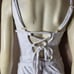 Kenny Flowers The Santorini White Floral Jacquard Underwire One Piece Sz L NWT..