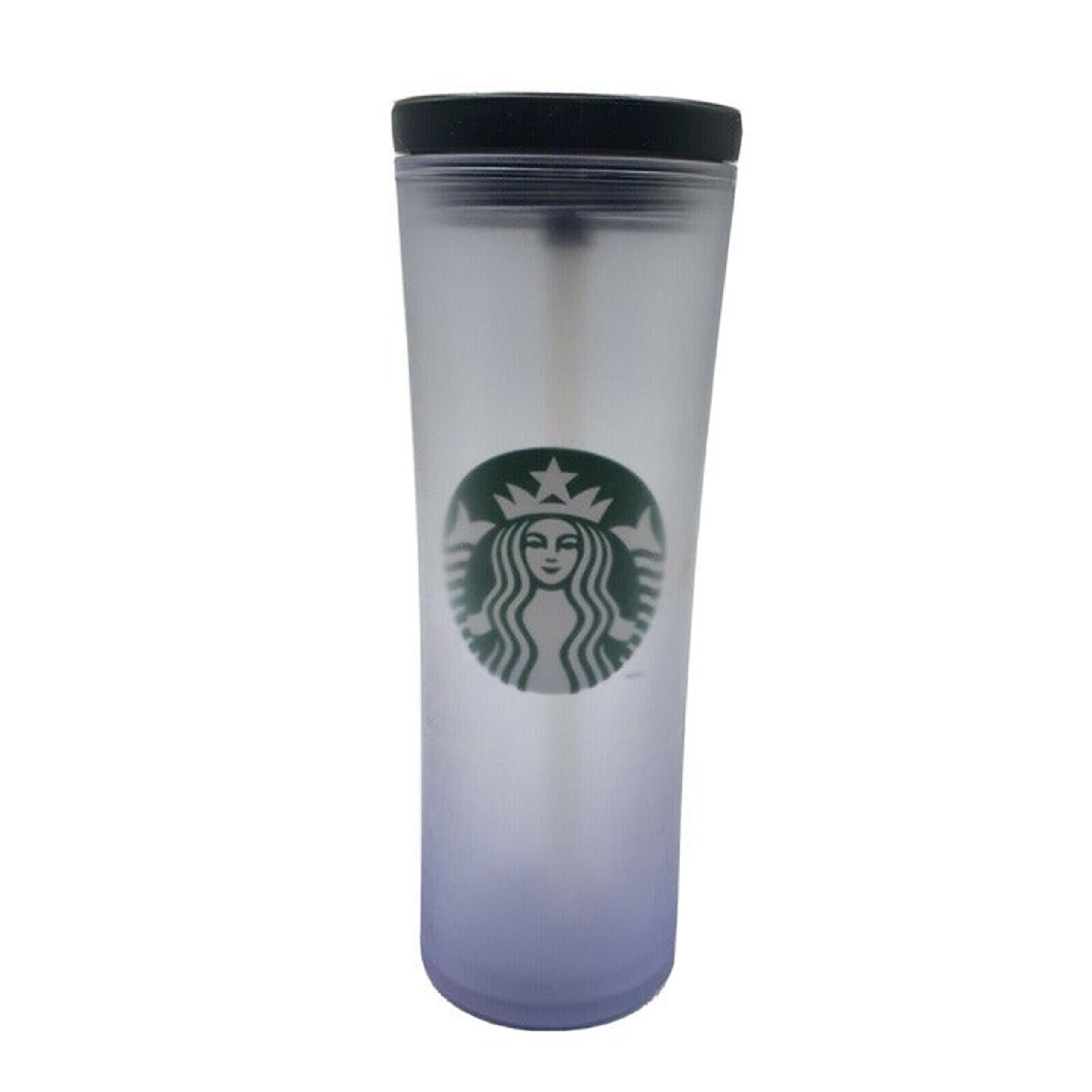 2010 Starbucks 20oz Travel Cup Tumbler Frosted Cold Brew Coffee Tea (RR1)