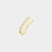 Gold Rectangle Nose Ring Clip Cuff Jewelry Cute Rhinestone Crystal