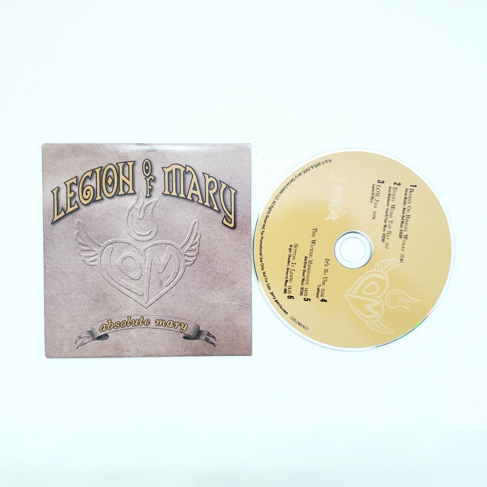 Jerry Garcia Legion Of Mary Absolute Mary Bonus Disc Grateful Dead LOM CD