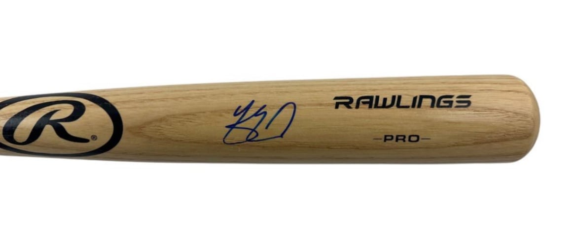 Yasmani Grandal Signed Rawlings Baseball Bat (Beckett)