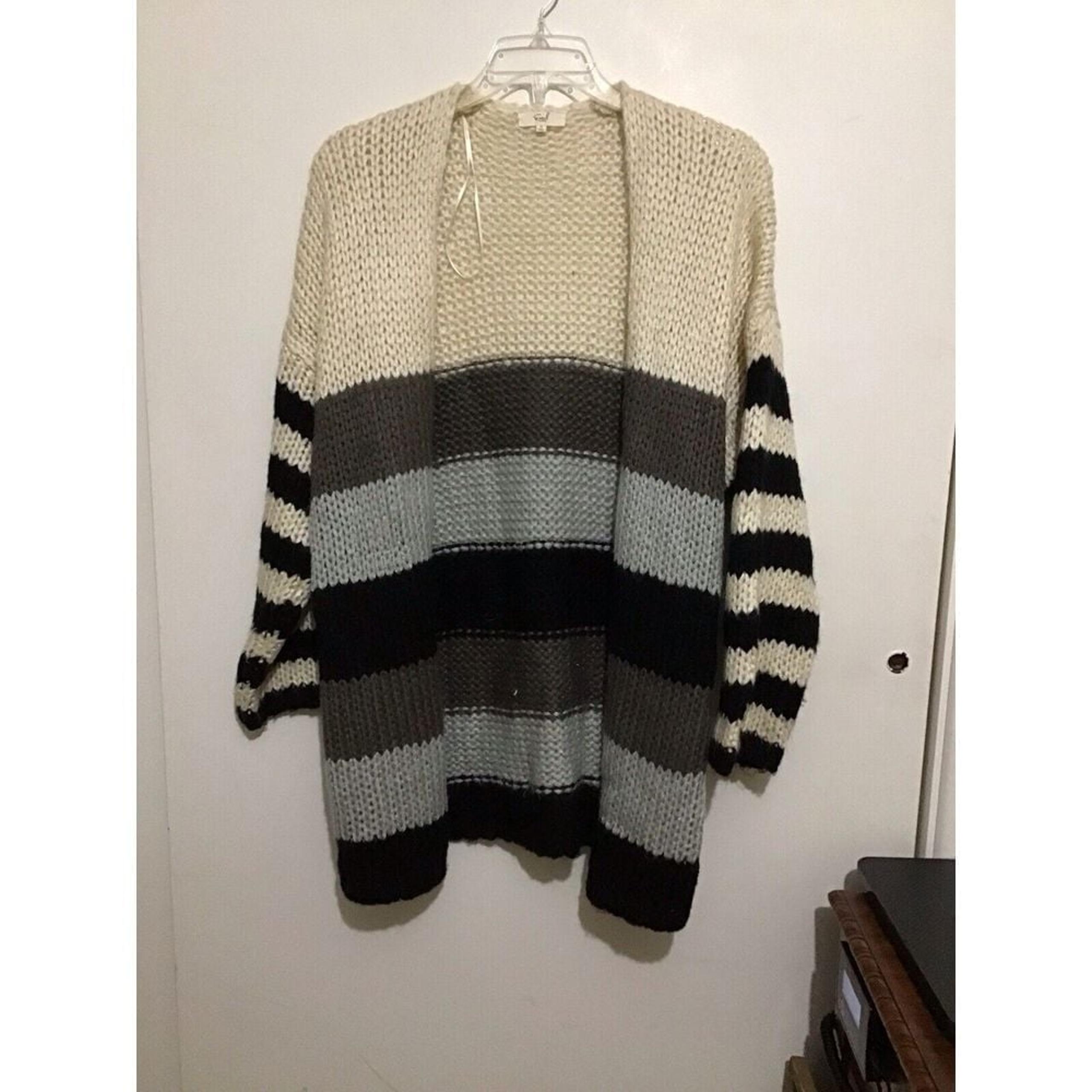 Easel Cardigan Sweater Size M