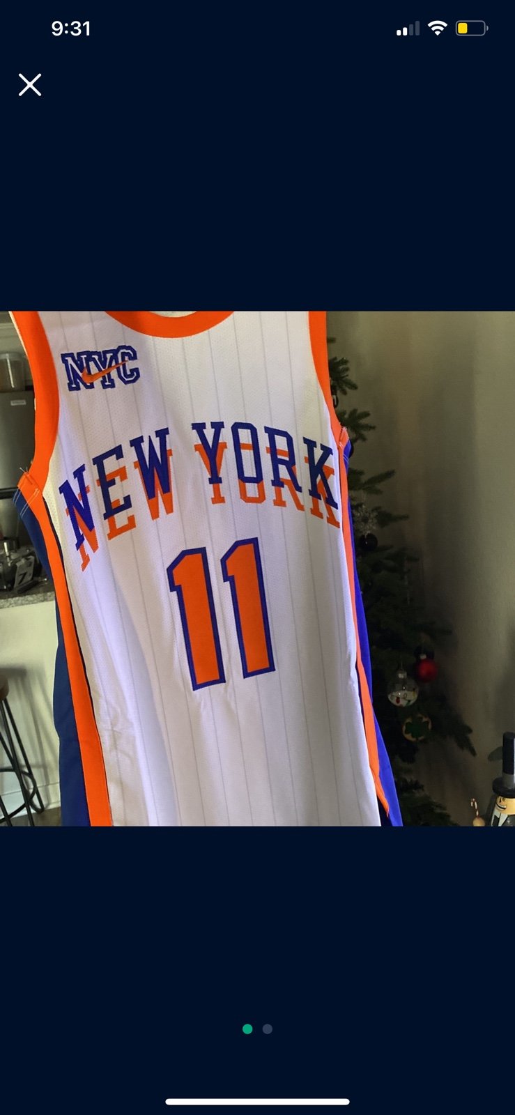 Authentic Jalen Brunson Knicks Nike City Jersey Size Small 40 LOOKING TO TRADE