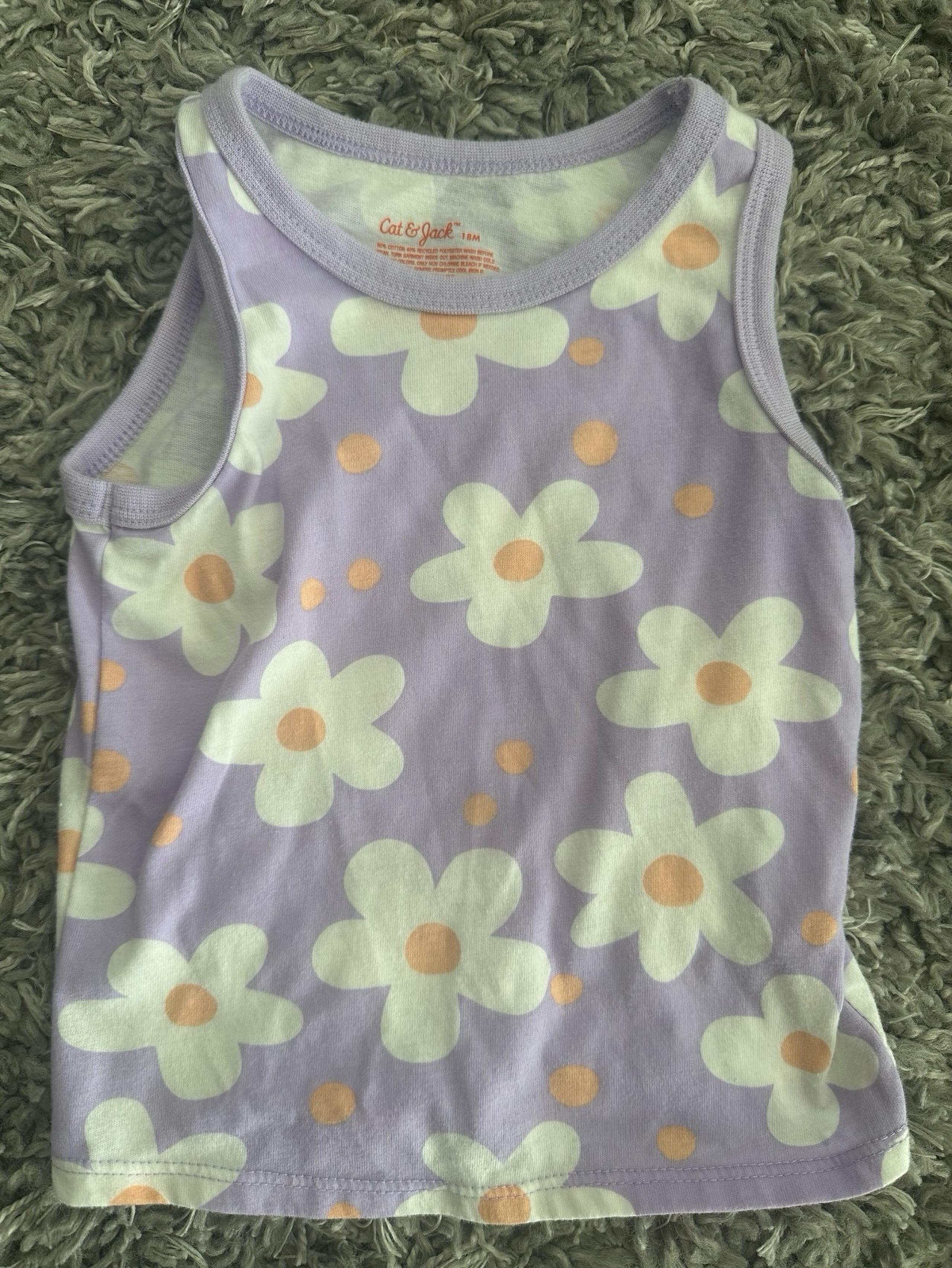 Cat&Jack 18m girls tank purple